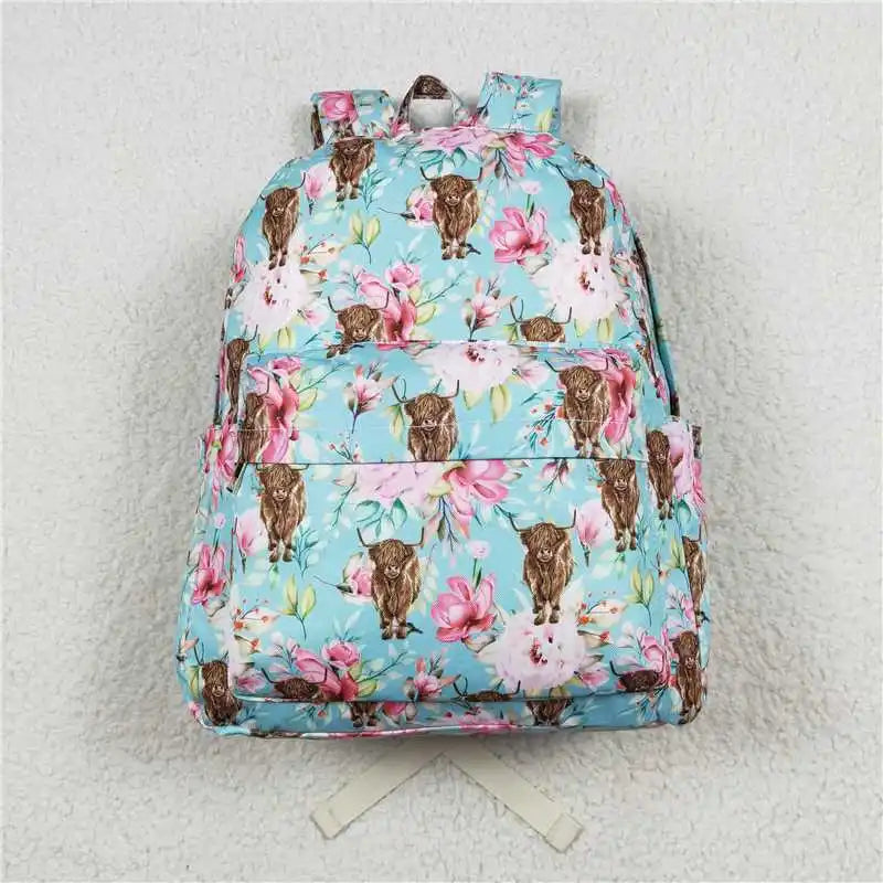 Kids Bags Camouflage Western Flower Pattern Bag Children Fashion Outdoor Backpack With Zipper Toddle School Bag Baby Mochila - PST PS Tradings