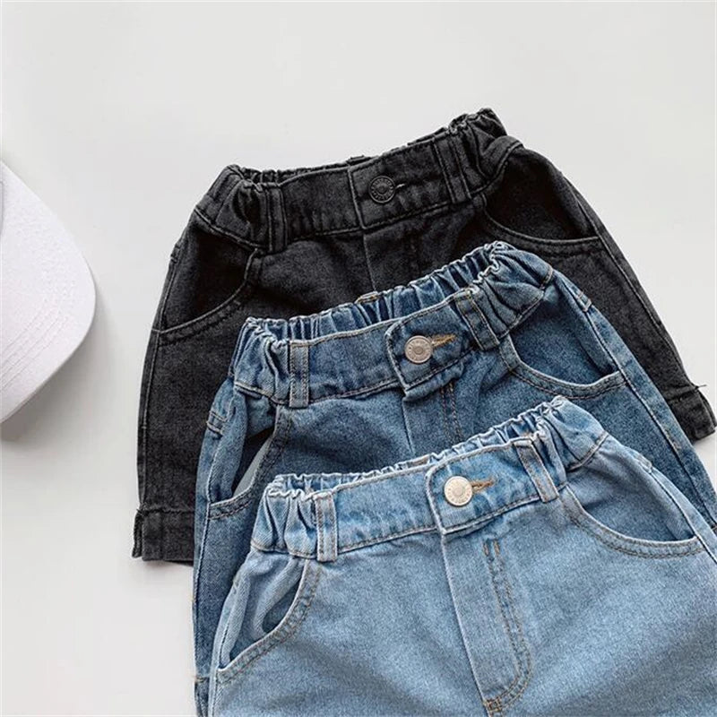 Clearance 80cm 2278C Children Pants Denim Short Summer Korean Children's Simple Casual Denim Shorts - PST PS Tradings