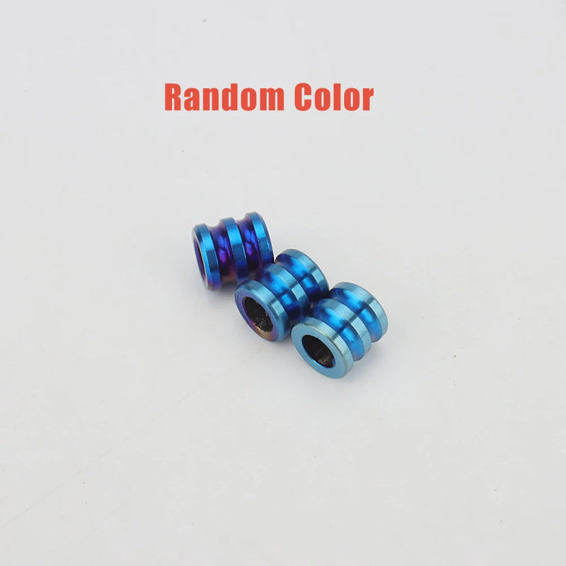 S/L Titanium Alloy Knife Beads Rope Cord EDC Paracord Bead Pendant - PST PS Tradings