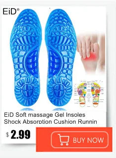 EiD Silicon Gel Insoles Foot Care for Plantar Fasciitis orthopedic Massaging Shoe Inserts Shock Absorption Shoe pad Unisex