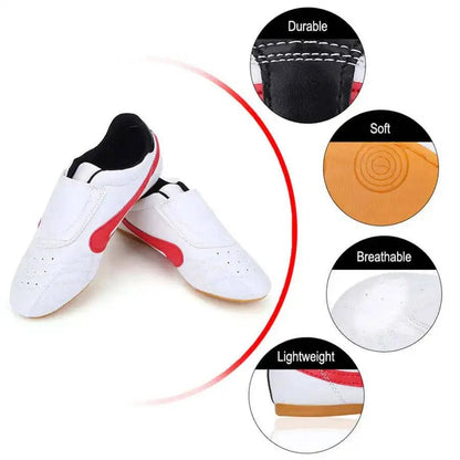 Unisex Taekwondo Shoes Breathable Elastic Sport Shoes for Taekwondo Boxing Kung Fu TaiChi Wrestling for Beginners/Professional - PST PS Tradings