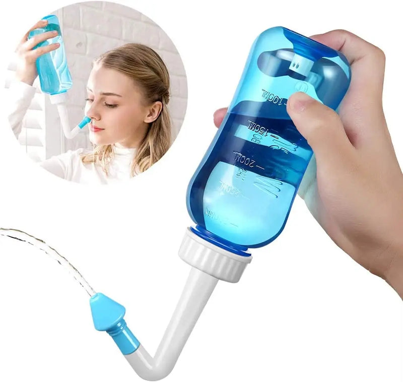 Professional Nose Wash Cleaner Nasal Irrigator Rinse Bottle Protector Avoid Allergic Rhinitis Adults Children care Neti Pots - PST PS Tradings