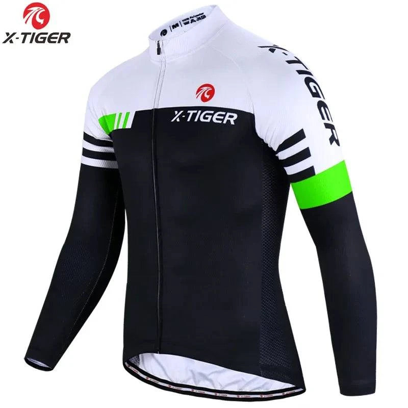 X-TIGER Top Quality Cycling Jersey Long Sleeve MTB Bicycle Cycling Clothing Mountain Bike Sportswear Cycling Clothes - Property & Safety Tradings