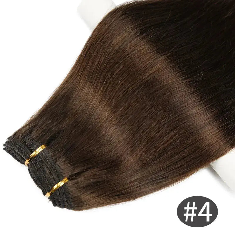 Doreen 160G 200G 240G Volume Series Brazilian Machine Remy Straight Clip In Human Hair Extensions  Full Head 10Pcs 16 to 24 Inch - Property & Safety Tradings