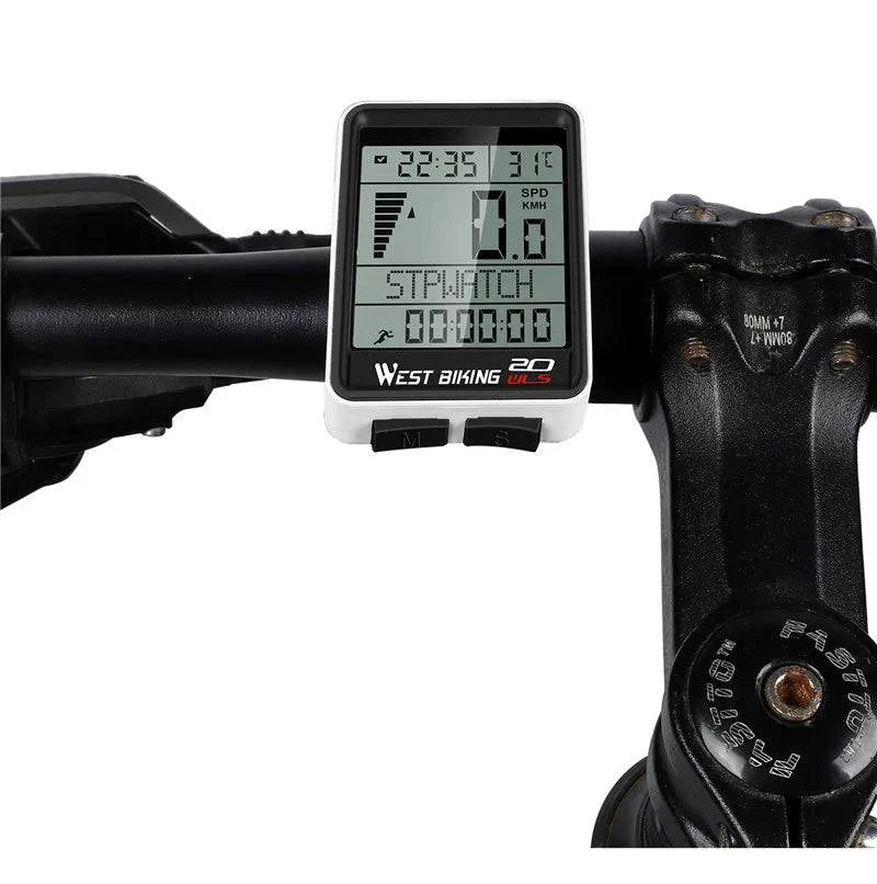 WEST BIKING 2.8 inch Bicycle Computer Large Screen Speedometer Wireless Wired Waterproof Sensor Cycling Odometer Bike Computer - PST PS Tradings