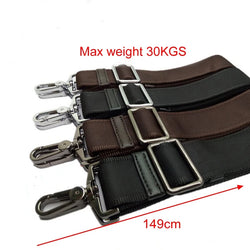 38mm max 30KGS strong hook nylon belt accessory men bags long shoulder strap,man briefcase bag straps,repair bag shoulder strap - PST PS Tradings