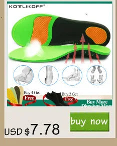 Silicone Gel Orthotic Insoles Honeycomb Heel Shock Absorption Sports Running Comfortable Soft Insoles Relieve Foot Pain Insert