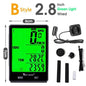 WEST BIKING 2.8 inch Bicycle Computer Large Screen Speedometer Wireless Wired Waterproof Sensor Cycling Odometer Bike Computer - Property & Safety Tradings