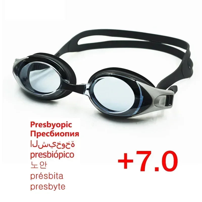 Hyperopia Swimming Goggles Glasses with Anti-fog Spray  for Children and Adult Reading Presbyopic Presbyopia Set - PST PS Tradings