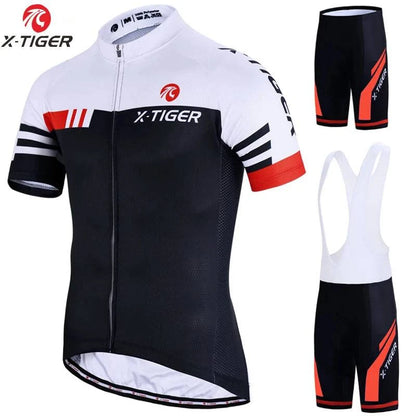 X-Tiger Cycling Sets Bike uniform Summer Cycling Jersey Set Road Bicycle Jerseys MTB Bicycle Wear Breathable Cycling Clothing - Property & Safety Tradings