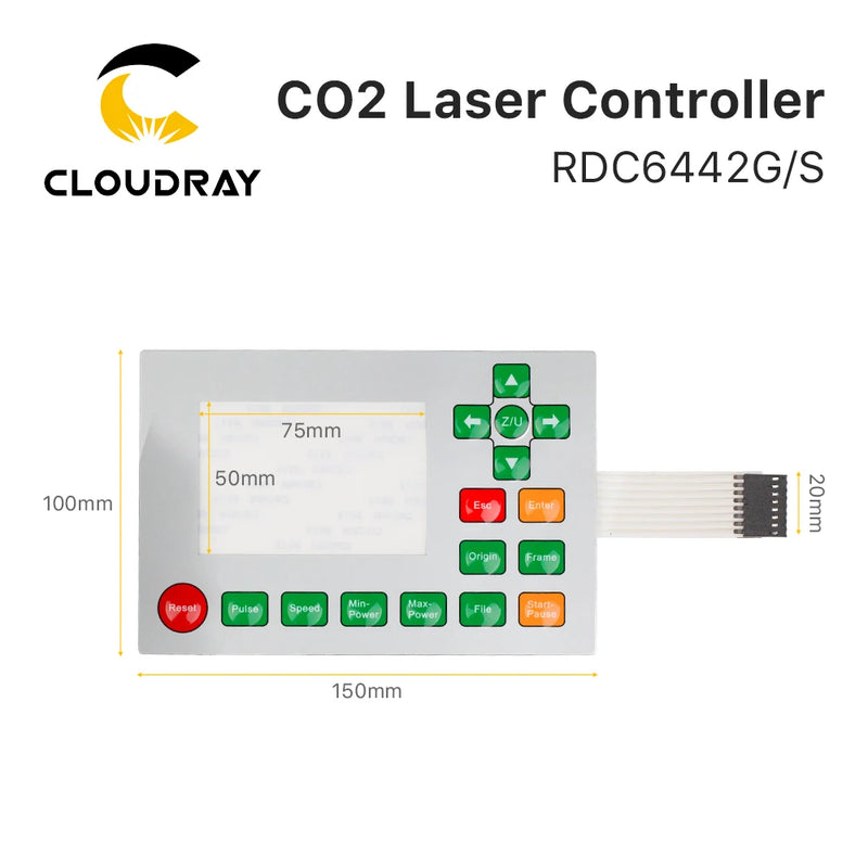 Ruida Membrane Switch for RDC6445S RDLC320-A RDC6332G RDC6332M RDC6442S RDC6442G Key Film Keyboard Mask