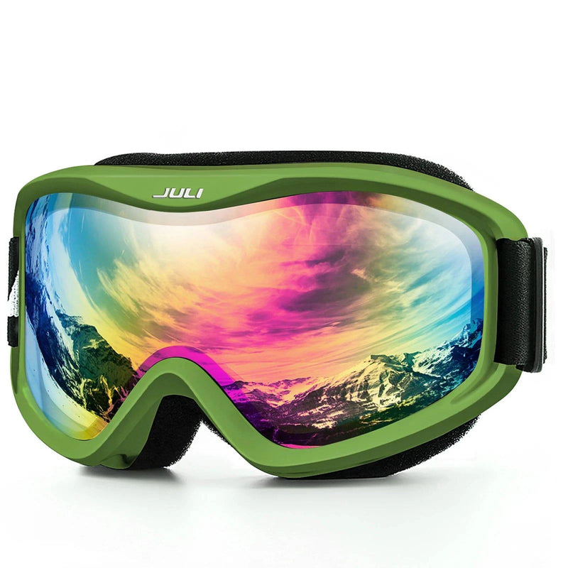 MAXJULI Brand Professional Ski Goggles Double Layers Lens Anti-fog UV400 Ski Glasses Skiing Men Women Snow Goggles - Property & Safety Tradings