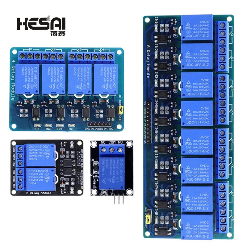 Relay 5V/12V 1 2 4 6 8-Channel Relay Module raspberry relay With Photocoupler Used In Arduino Raspberry Pi - PST PS Tradings