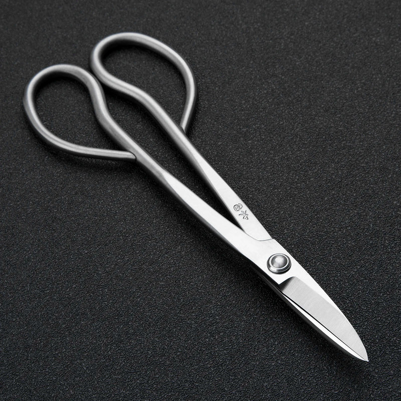 professional grade 180 mm long handle scissors 4Cr13MoV Alloy Steel bonsai tools from TianBonsai