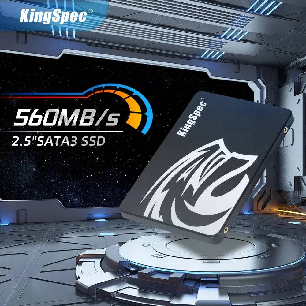 KingSpec SSD 2.5'' SATA3 256GB 64GB 128GB Hdd 512GB 1TB 2TB SSD Internal Disk Solid State Drive Hd for Laptop Desktop PC - PST PS Tradings