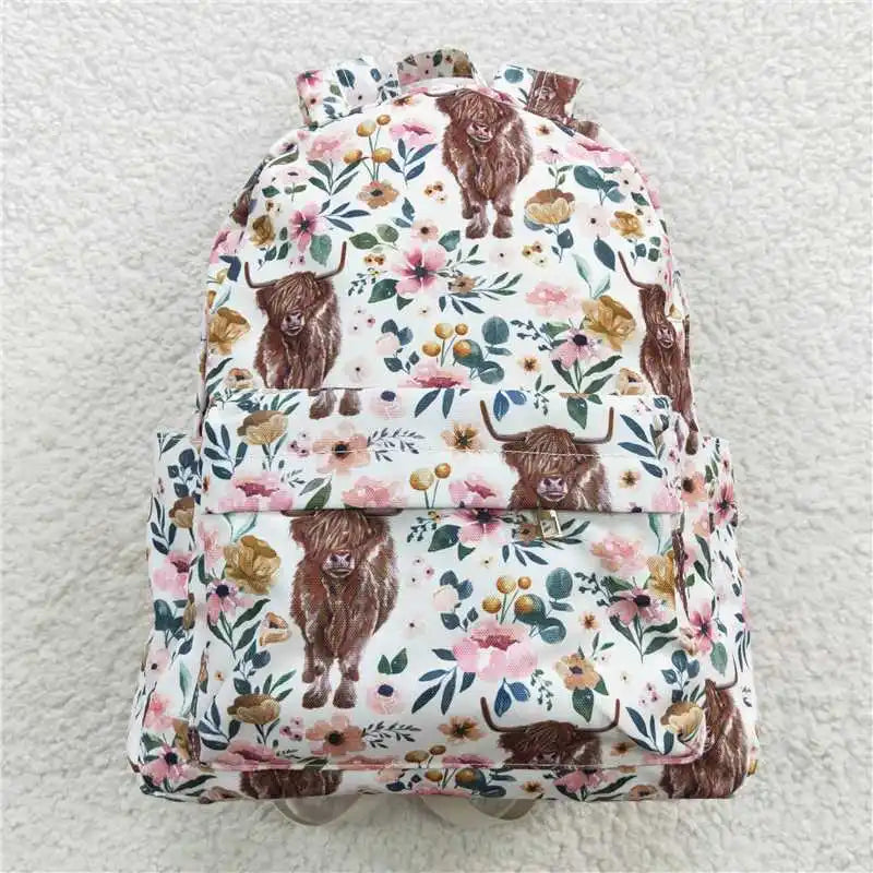 Kids Bags Camouflage Western Flower Pattern Bag Children Fashion Outdoor Backpack With Zipper Toddle School Bag Baby Mochila - PST PS Tradings