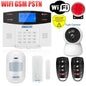 IOS Android APP Wired Wireless Home Security Tuya WIFI PSTN GSM Alarm System Intercom Remote Control Autodial Siren Sensor Kit - Property & Safety Tradings