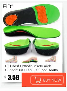 EiD Silicon Gel Insoles Foot Care for Plantar Fasciitis orthopedic Massaging Shoe Inserts Shock Absorption Shoe pad Unisex