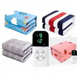 Electric Heating Blanket Automatic Thermostat Warmer Bed Mattress EU Plug 220V Electric Heated Carpets Mat Pad - PST PS Tradings