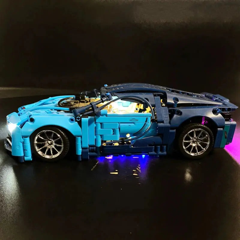 1:14 Technical Super Racing Car Building Blocks Compatible 42083 With Led Light Sports Technique Vehicle Bricks Toy For Kid Gift - Property & Safety Tradings