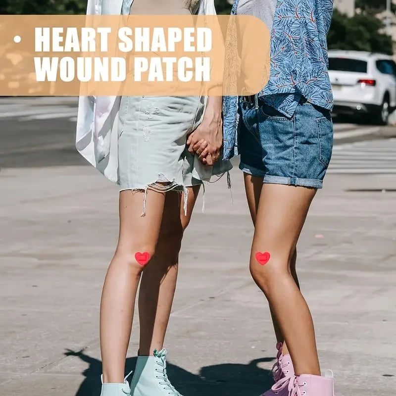 20pcs Heart-Shaped Self-Adhesive Wound Protector - Protects And Heals Wounds With Love - PST PS Tradings