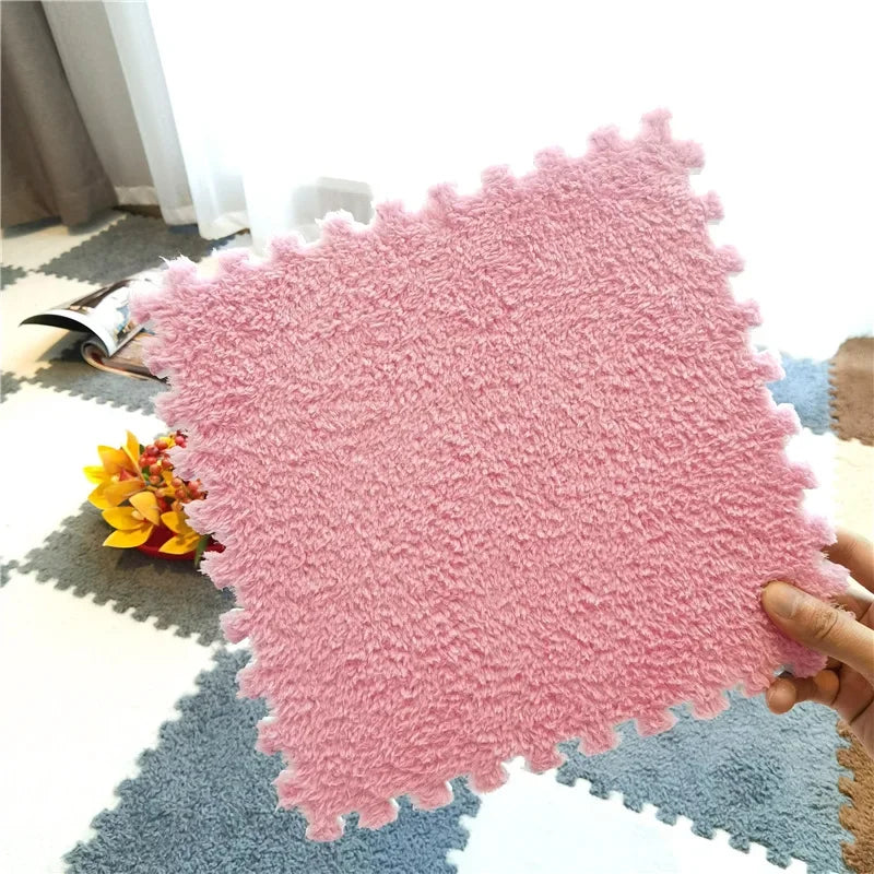 20pcs Soft Floor Mat for Kids, Stain Resistant Living Room Rug, Interlocking Puzzle Mat for Baby Crawling, Bedroom Carpet