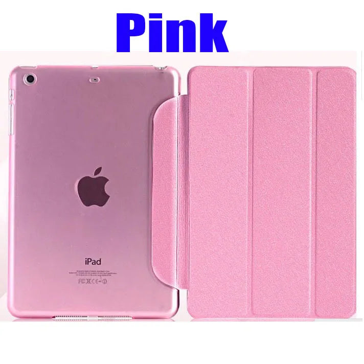 Smart Cover For iPad Mini 1 2 3 4 5 6 7.9 inch Ultra Slim PU Leather Case + PC translucent back case for Apple ipad mini 5 4 3 2 - PST PS Tradings