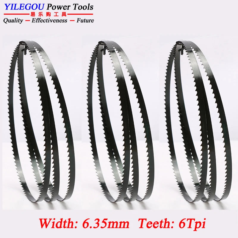 3Pcs 8" 9" 10" Band Saw Blades. 1400 1425 1570 1750mm Woodworking Bandsaw Blade 6, 14Tpi  Cutting Curve. 3 6.35 9.5mm Saw Blades