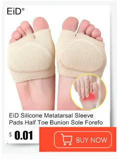 EiD Silicon Gel Insoles Foot Care for Plantar Fasciitis orthopedic Massaging Shoe Inserts Shock Absorption Shoe pad Unisex