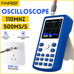 Fnirsi 1 c15 profession elles digitales Oszilloskop 110MHz analoge Bandbreite 500 ms/s Abtastrate unterstützt 1kHz Rechteck welle 400V.