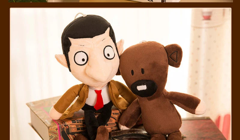 Fun Mr Bean Teddy Bear Plush Toy Comedy Cartoon Movie Figure Cute Animal Baby Stuffed Doll Mini Pillow Decor Soft Children Gifts