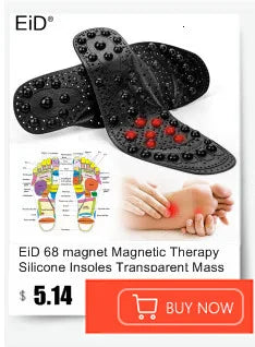 EiD Silicon Gel Insoles Foot Care for Plantar Fasciitis orthopedic Massaging Shoe Inserts Shock Absorption Shoe pad Unisex