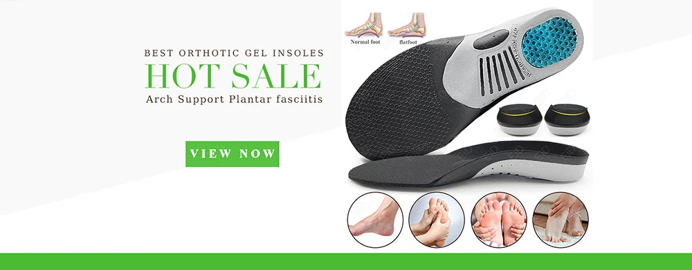 EiD Silicon Gel Insoles Foot Care for Plantar Fasciitis orthopedic Massaging Shoe Inserts Shock Absorption Shoe pad Unisex