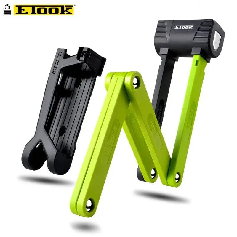 Etook Bike Lock Heavy Duty Anti Theft Folding Lock Lock for E Bike Scooter Motorcycle Professional Strong Lock Bike Accessories - Property & Safety Tradings