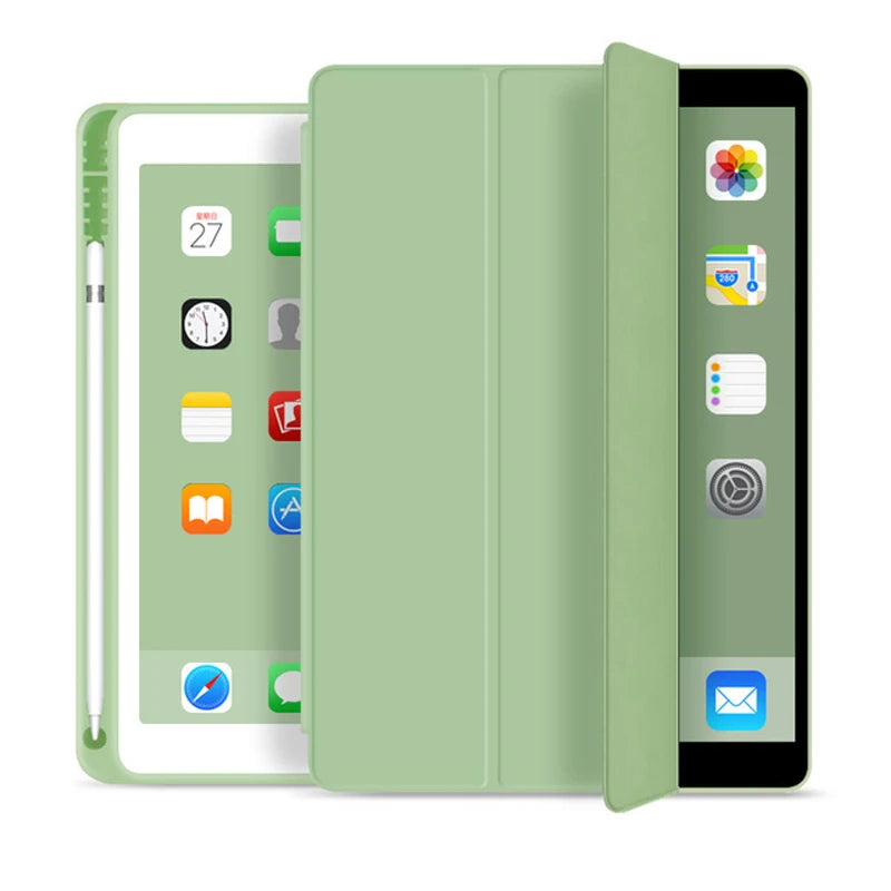 Case for iPad 10th 9th 8th 7th 6th 5th Gen Smart Cover with Pencil Holder for iPad Pro 11 10.9 10.5 10.2 9.7 Mini 6 5 4 3 Fundas - PST PS Tradings