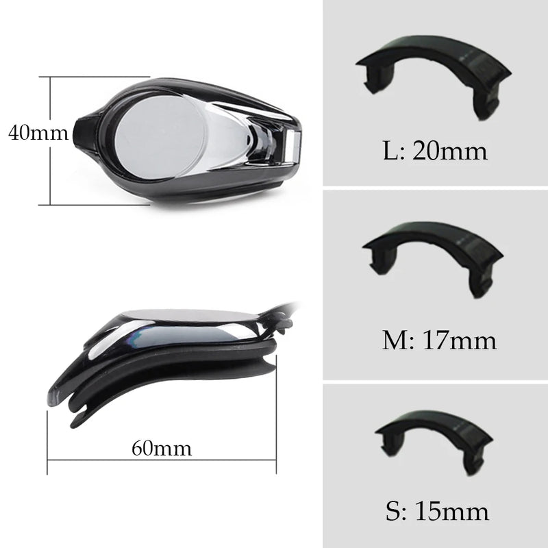 Swimming Goggles Myopia Professional Anti-fog UV Swimming Glasses Men Women Silicone Diopters Swim Sports Eyewear Optional Case - PST PS Tradings