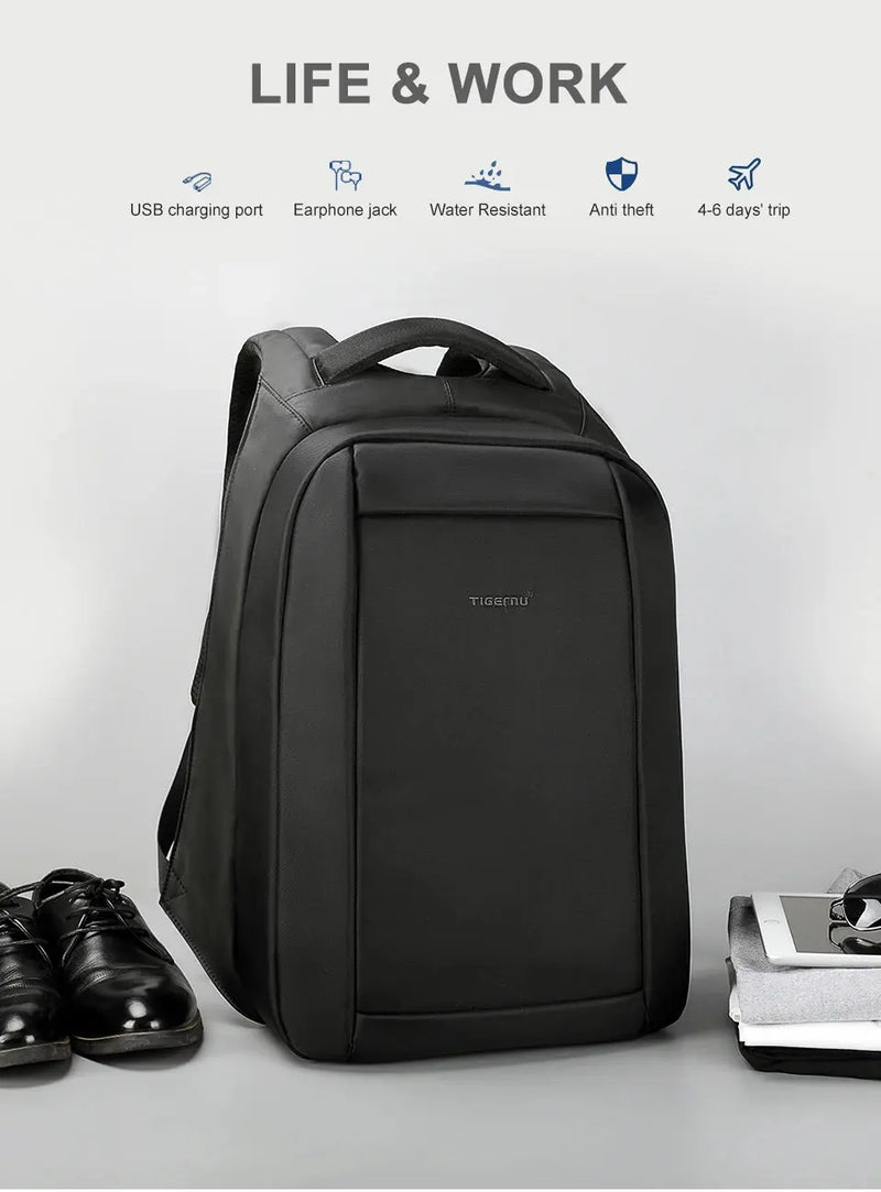 Lifetime Warranty Backpack For Men For Women 14-15.6 Laptop Backpack Bag Anti Theft Backpack Travel Backpack For School Mochila - Property & Safety Tradings