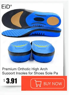 EiD Silicon Gel Insoles Foot Care for Plantar Fasciitis orthopedic Massaging Shoe Inserts Shock Absorption Shoe pad Unisex