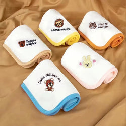 5PC Baby towel super soft newborn baby face towel Children's handkerchief kindergarten face towel hand towel small towel - PST PS Tradings