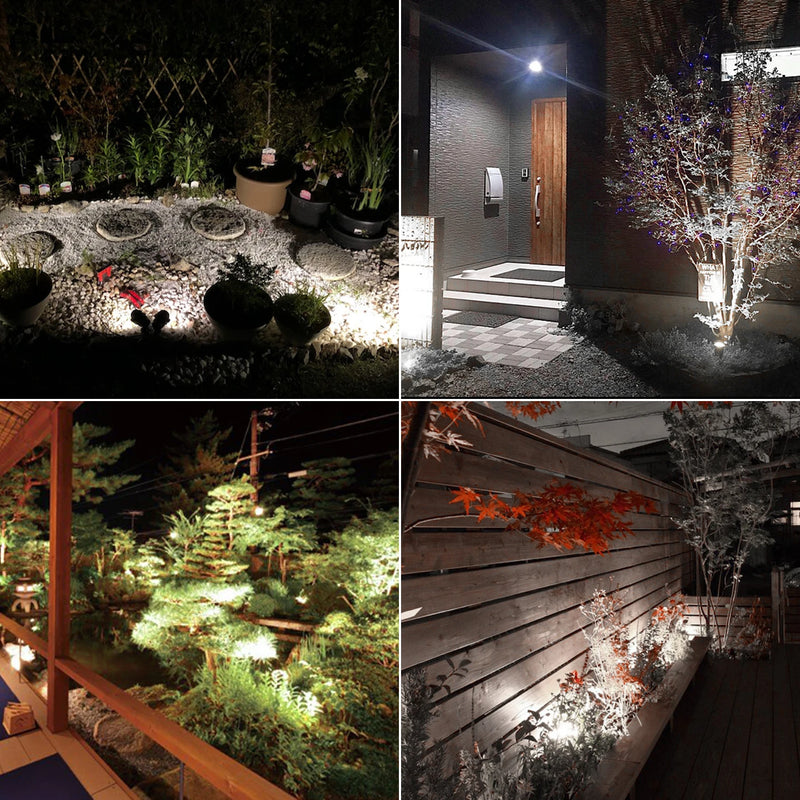 Solarbetriebener Strahler, IP65, Solar-LED-Licht, für den Außenbereich, Landschaft, Hof, Garten, Baum, separat Lampe, Aluminium, rostfrei, Solarlampe