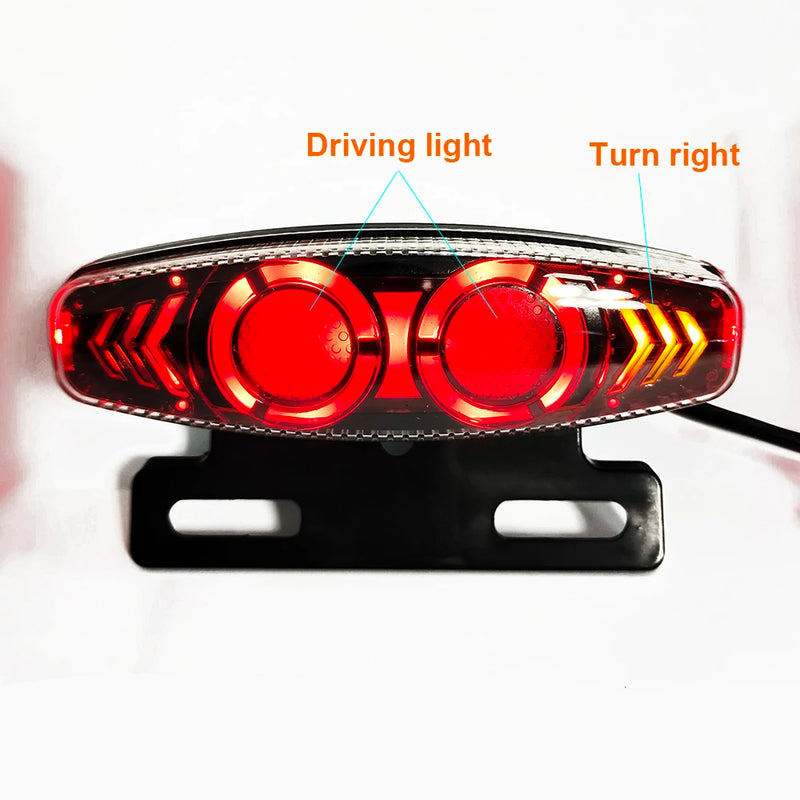 EBKE Ebike Electric Bicycle Frontlight Rearlight Turn Signal Brakelight Set 24V 36V 48V 52V For Mountain City Folding Road Bike - Property & Safety Tradings