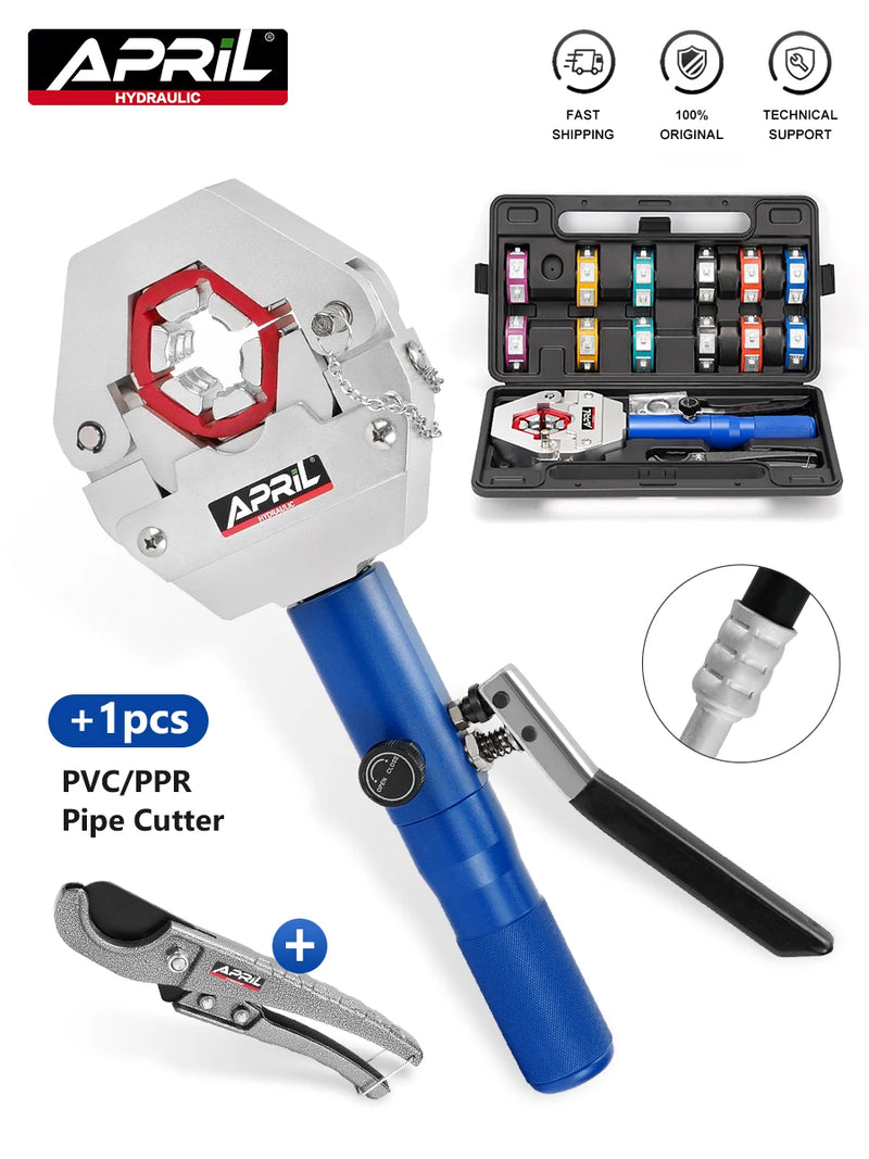 Hydraulic Hose Crimper Hydra-Krimp 71500 Manual A/C Hose Crimper Kit Air Conditioning Repaire Handheld Hydraulic Crimping Tool