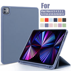 Case for iPad 10th 9th 8th 7th 6th 5th Gen Smart Cover with Pencil Holder for iPad Pro 11 10.9 10.5 10.2 9.7 Mini 6 5 4 3 Fundas - PST PS Tradings