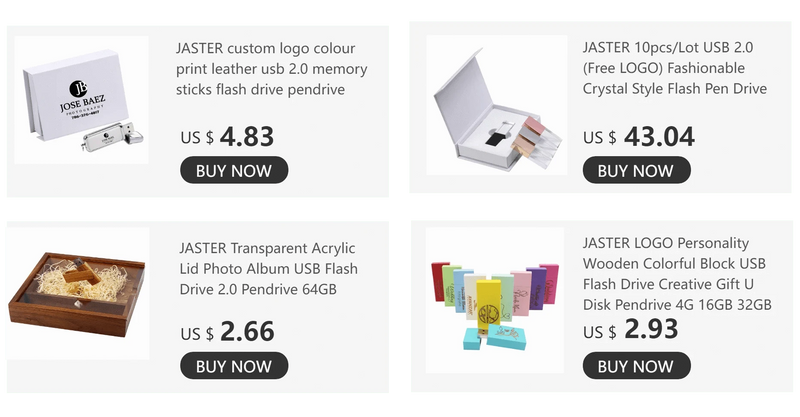 JASTER Maple Photo Album Wood USB+Box Memory Stick Pendrive 8GB 16GB 32GB 64GB 128GB Photography Gift Free LOGO (170*170*35 MM) - PST PS Tradings