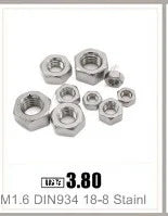 2/5/20/50Pcs DIN985 M2 M2.5 M3 M4 M5 M6 M8 304 Stainless Steel Nylon Self-locking Hex Nuts Locknut Slip Lock Nut - PST PS Tradings