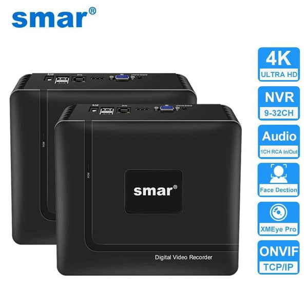 Smar H.265 Max 4K Output CCTV NVR Face Detection 9CH 10CH /16CH 32CH  4K Security Video Recorder Motion Detect P2P Onvif XMEYE - Property & Safety Tradings