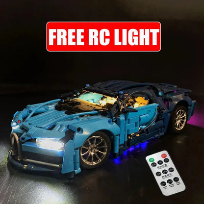 1:14 Technical Super Racing Car Building Blocks Compatible 42083 With Led Light Sports Technique Vehicle Bricks Toy For Kid Gift - Property & Safety Tradings