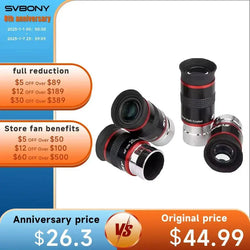 Svbony Telescope Eyepiece 6/9/15/20mm Telescope Accessory 1.25" 68 Degrees UWA Eyepieces Set for Astronomical Telescope - Property & Safety Tradings