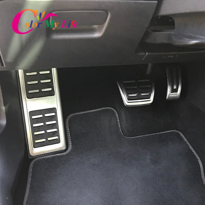 Car Pedals Cap Foot Rest Cover Accelerator Brake Clutch for VW Golf 7 GTi MK7 Seat Leon Octavia A7 Rapid Audi A3 8V Passat VIII - PST PS Tradings