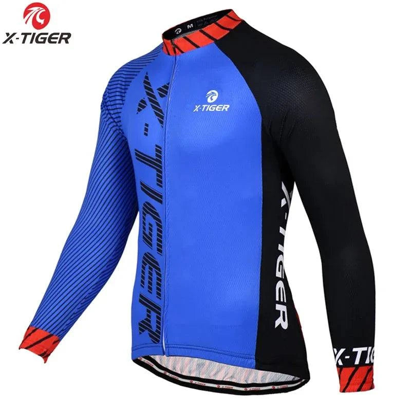 X-TIGER Top Quality Cycling Jersey Long Sleeve MTB Bicycle Cycling Clothing Mountain Bike Sportswear Cycling Clothes - Property & Safety Tradings